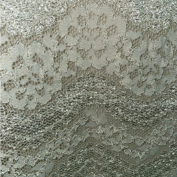 Maggy London Vintage Creamy Lace Maxi Dress size 8 - Picture 6 of 11